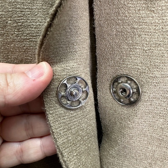 Harris Wharf London Women's Pressed Wool Coat Single Breasted Unlined Size S - Picture 8 of 12